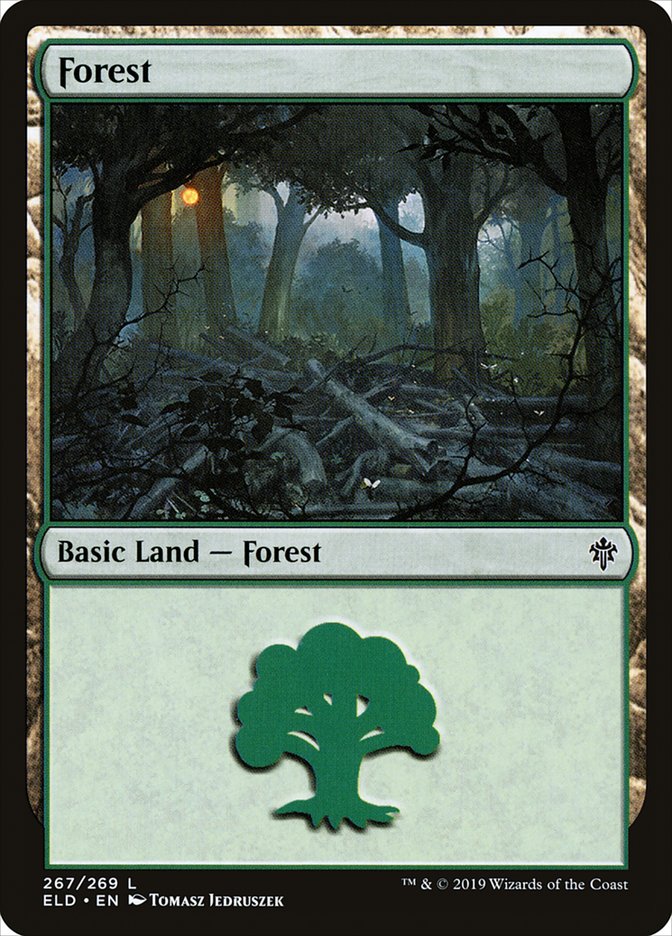 Forest (267) [Throne of Eldraine] | Eastridge Sports Cards & Games