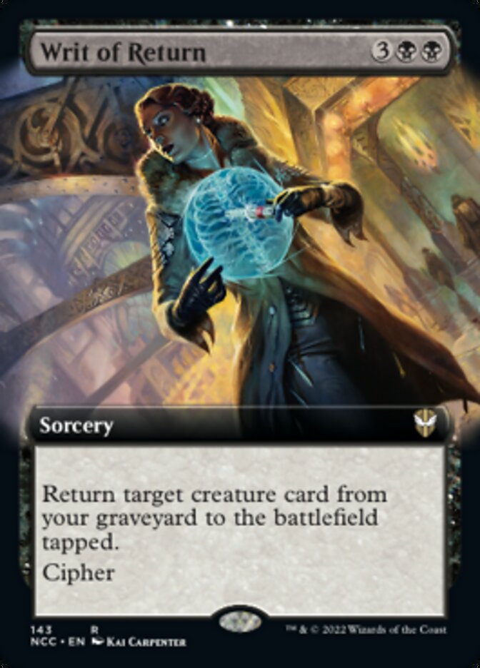 Writ of Return (Extended Art) [Streets of New Capenna Commander] | Eastridge Sports Cards & Games