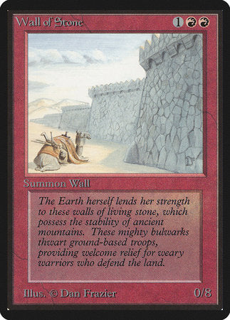 Wall of Stone [Limited Edition Beta] | Eastridge Sports Cards & Games
