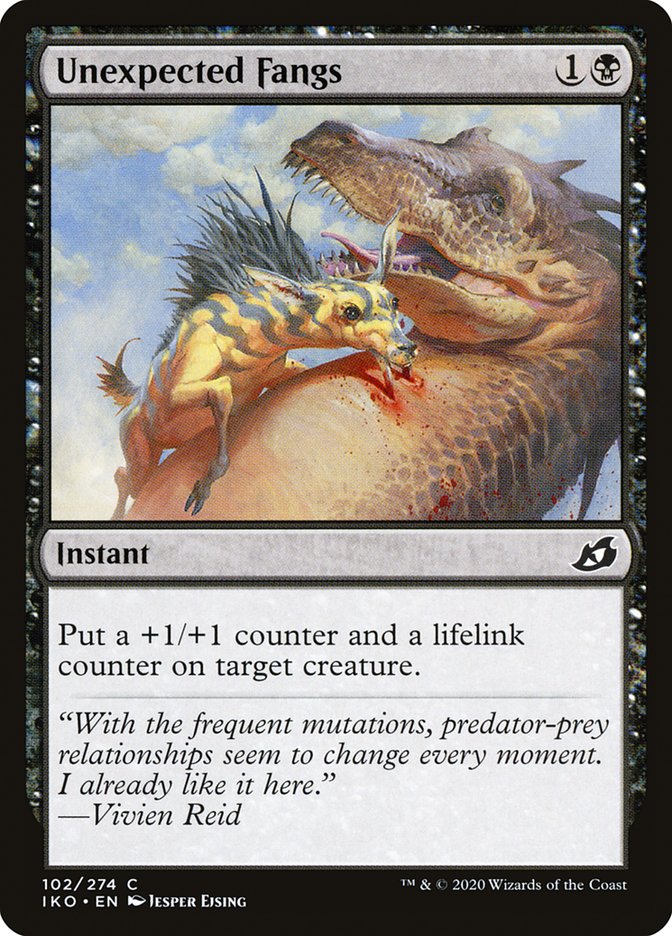 Unexpected Fangs [Ikoria: Lair of Behemoths] | Eastridge Sports Cards & Games