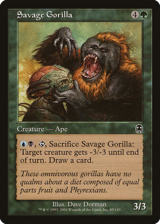 Savage Gorilla [Apocalypse] | Eastridge Sports Cards & Games