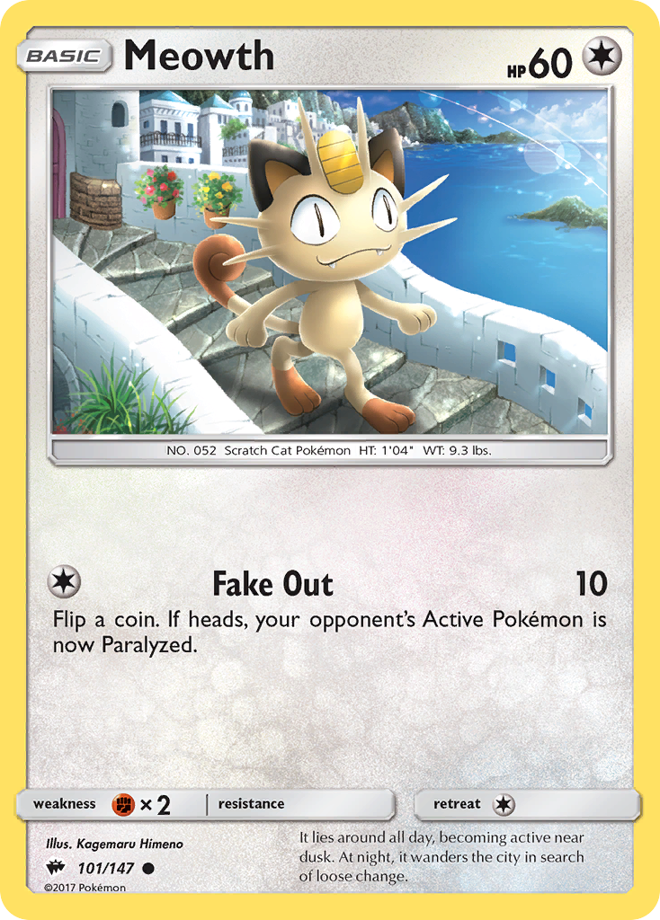 Meowth (101/147) [Sun & Moon: Burning Shadows] | Eastridge Sports Cards & Games