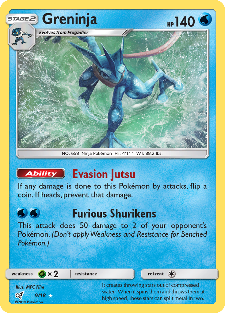 Greninja (9/18) [Sun & Moon: Detective Pikachu] | Eastridge Sports Cards & Games