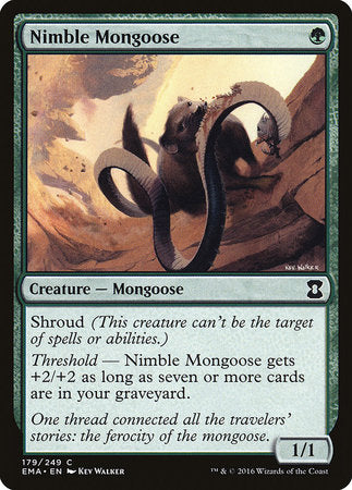 Nimble Mongoose [Eternal Masters] | Eastridge Sports Cards & Games