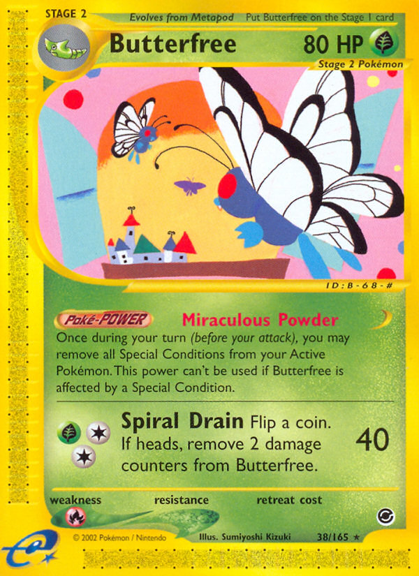 Butterfree (38/165) [Expedition: Base Set] | Eastridge Sports Cards & Games