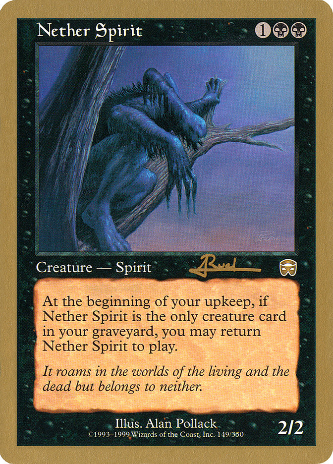 Nether Spirit (Antoine Ruel) [World Championship Decks 2001] | Eastridge Sports Cards & Games