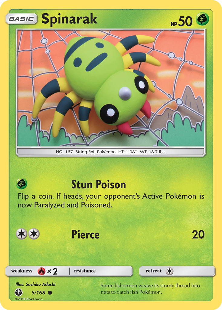 Spinarak (5/168) [Sun & Moon: Celestial Storm] | Eastridge Sports Cards & Games