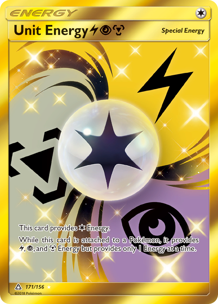 Unit Energy (171/156) (Lightning, Psychic, Metal) [Sun & Moon: Ultra Prism] | Eastridge Sports Cards & Games
