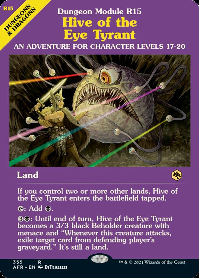 Hive of the Eye Tyrant (Dungeon Module) [Dungeons & Dragons: Adventures in the Forgotten Realms] | Eastridge Sports Cards & Games