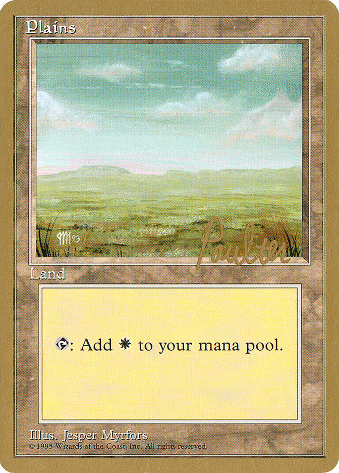 Plains (pp364) (Preston Poulter) [Pro Tour Collector Set] | Eastridge Sports Cards & Games