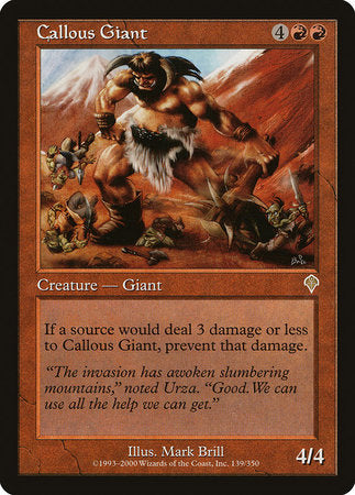 Callous Giant [Invasion] | Eastridge Sports Cards & Games