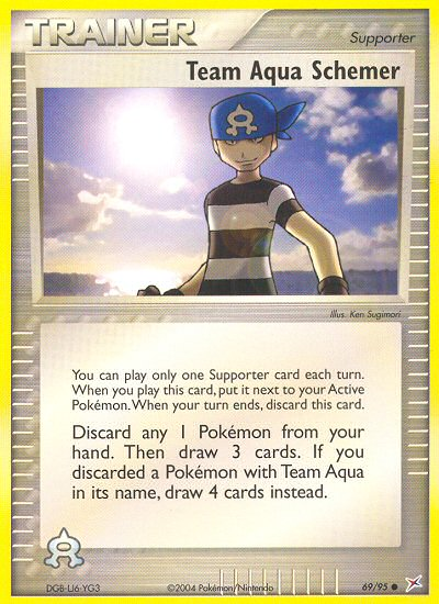 Team Aqua Schemer (69/95) [EX: Team Magma vs Team Aqua] | Eastridge Sports Cards & Games