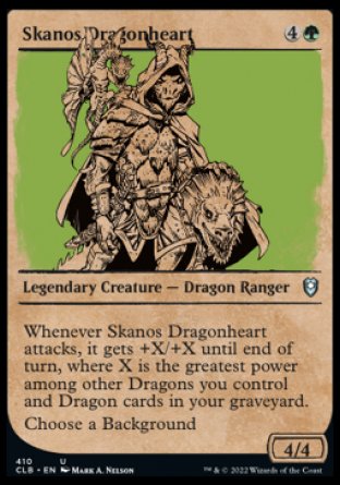 Skanos Dragonheart (Showcase) [Commander Legends: Battle for Baldur's Gate] | Eastridge Sports Cards & Games