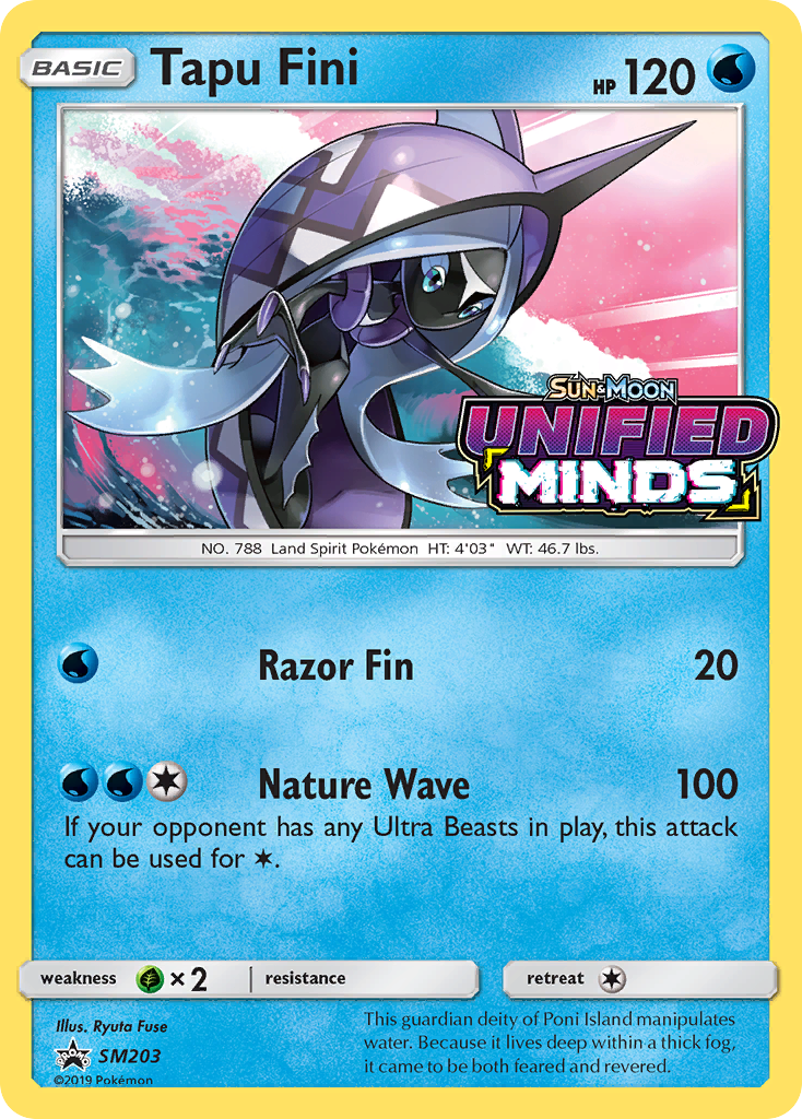 Tapu Fini (SM203) [Sun & Moon: Black Star Promos] | Eastridge Sports Cards & Games