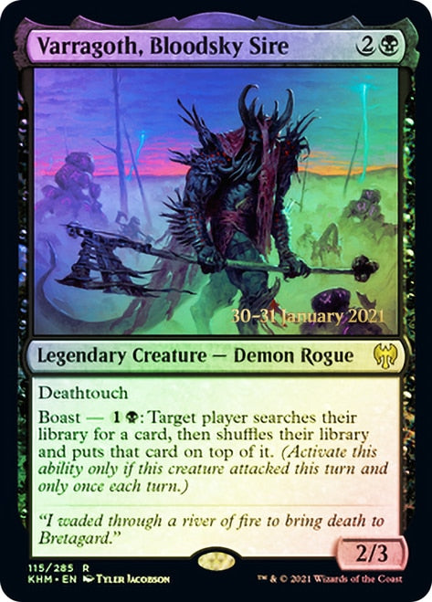 Varragoth, Bloodsky Sire  [Kaldheim Prerelease Promos] | Eastridge Sports Cards & Games