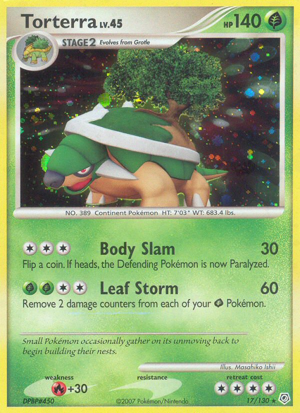 Torterra (17/130) [Diamond & Pearl: Base Set] | Eastridge Sports Cards & Games