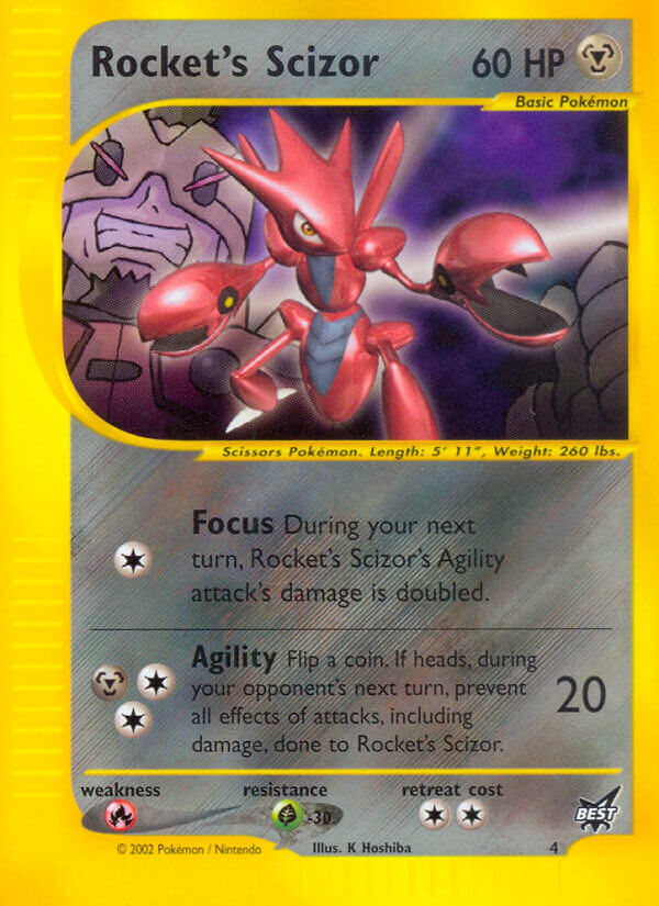 Rocket's Scizor (4) [Best of Promos] | Eastridge Sports Cards & Games