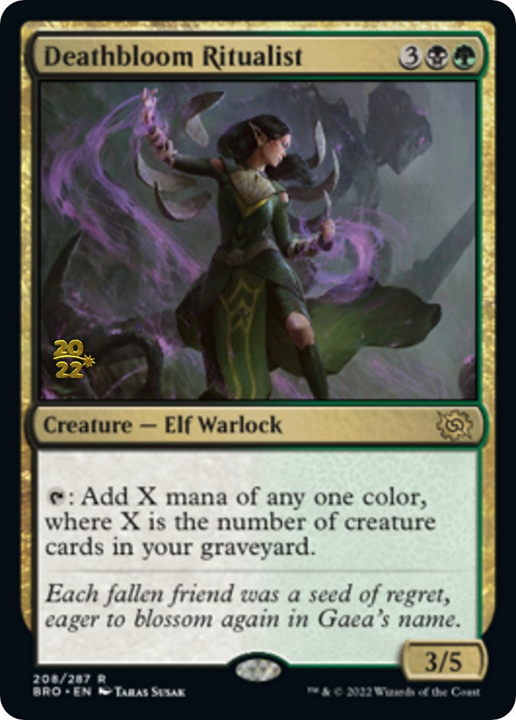 Deathbloom Ritualist [The Brothers' War: Prerelease Promos] | Eastridge Sports Cards & Games