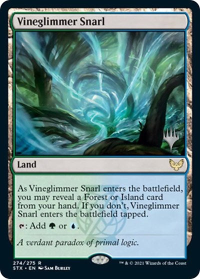 Vineglimmer Snarl (Promo Pack) [Strixhaven: School of Mages Promos] | Eastridge Sports Cards & Games
