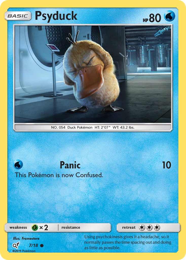 Psyduck (7/18) [Sun & Moon: Detective Pikachu] | Eastridge Sports Cards & Games