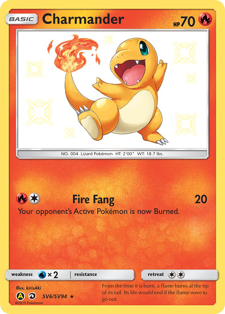 Charmander (SV6/SV94) [Sun & Moon: Hidden Fates - Shiny Vault] | Eastridge Sports Cards & Games
