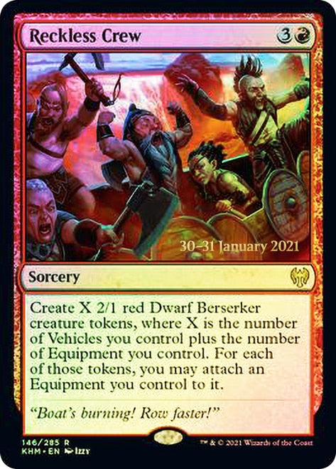 Reckless Crew  [Kaldheim Prerelease Promos] | Eastridge Sports Cards & Games