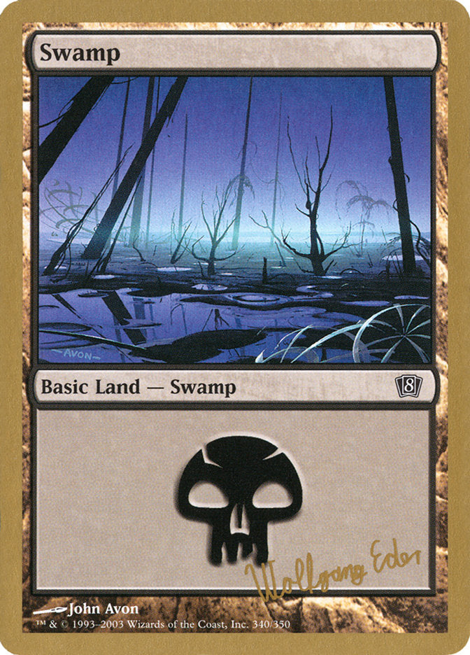 Swamp (we340) (Wolfgang Eder) [World Championship Decks 2003] | Eastridge Sports Cards & Games