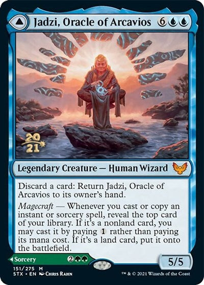 Jadzi, Oracle of Arcavios // Journey to the Oracle [Strixhaven: School of Mages Prerelease Promos] | Eastridge Sports Cards & Games