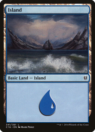 Island (341) [Commander 2016] | Eastridge Sports Cards & Games