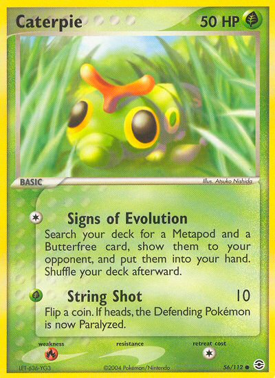 Caterpie (56/112) [EX: FireRed & LeafGreen] | Eastridge Sports Cards & Games