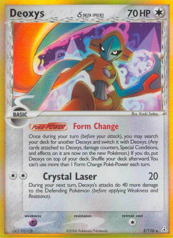 Deoxys (5/110) (Delta Species) [EX: Holon Phantoms] | Eastridge Sports Cards & Games