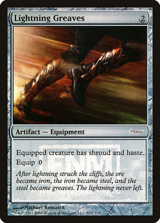 Lightning Greaves [Friday Night Magic 2009] | Eastridge Sports Cards & Games