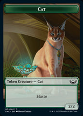 Cat // Rhino Warrior Double-sided Token [Streets of New Capenna Tokens] | Eastridge Sports Cards & Games