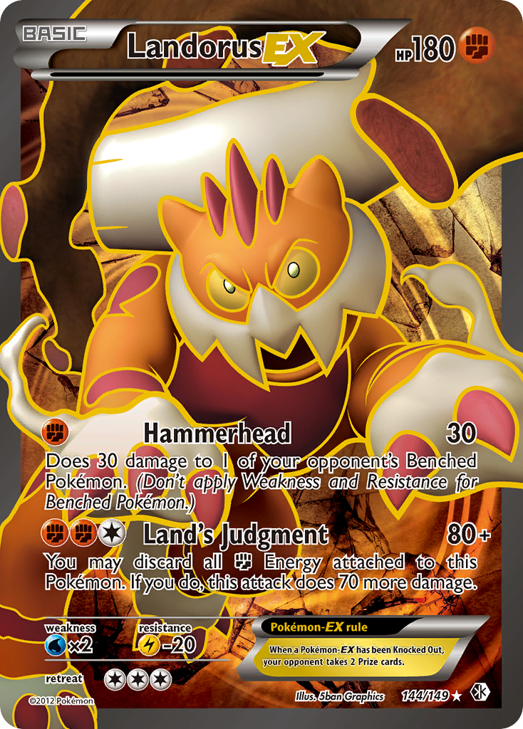 Landorus EX (144/149) [Black & White: Boundaries Crossed] | Eastridge Sports Cards & Games