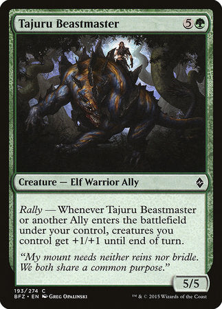 Tajuru Beastmaster [Battle for Zendikar] | Eastridge Sports Cards & Games