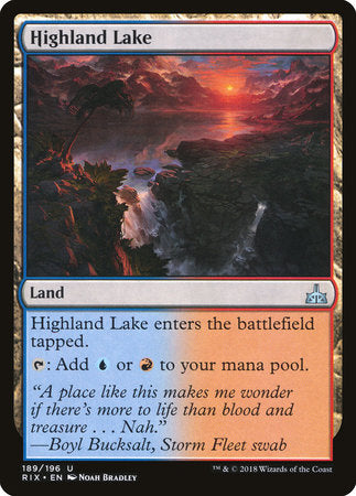 Highland Lake [Rivals of Ixalan] | Eastridge Sports Cards & Games