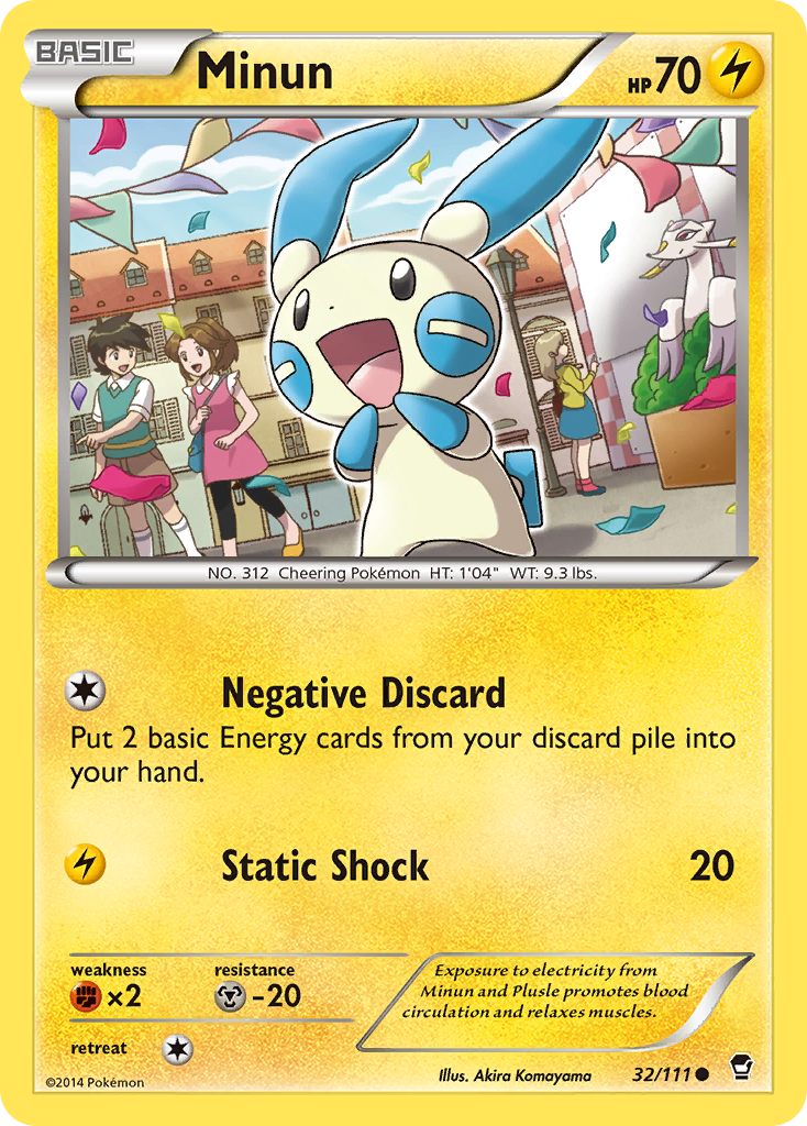 Minun (32/111) [XY: Furious Fists] | Eastridge Sports Cards & Games