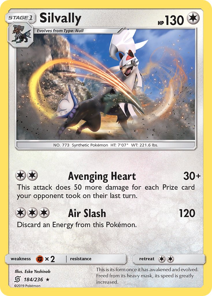 Silvally (184/236) (Theme Deck Exclusive) [Sun & Moon: Unified Minds] | Eastridge Sports Cards & Games