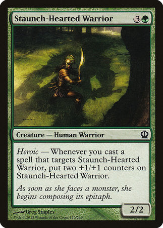 Staunch-Hearted Warrior [Theros] | Eastridge Sports Cards & Games