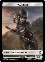 Radiation // Warrior Double-Sided Token [Fallout Tokens] | Eastridge Sports Cards & Games