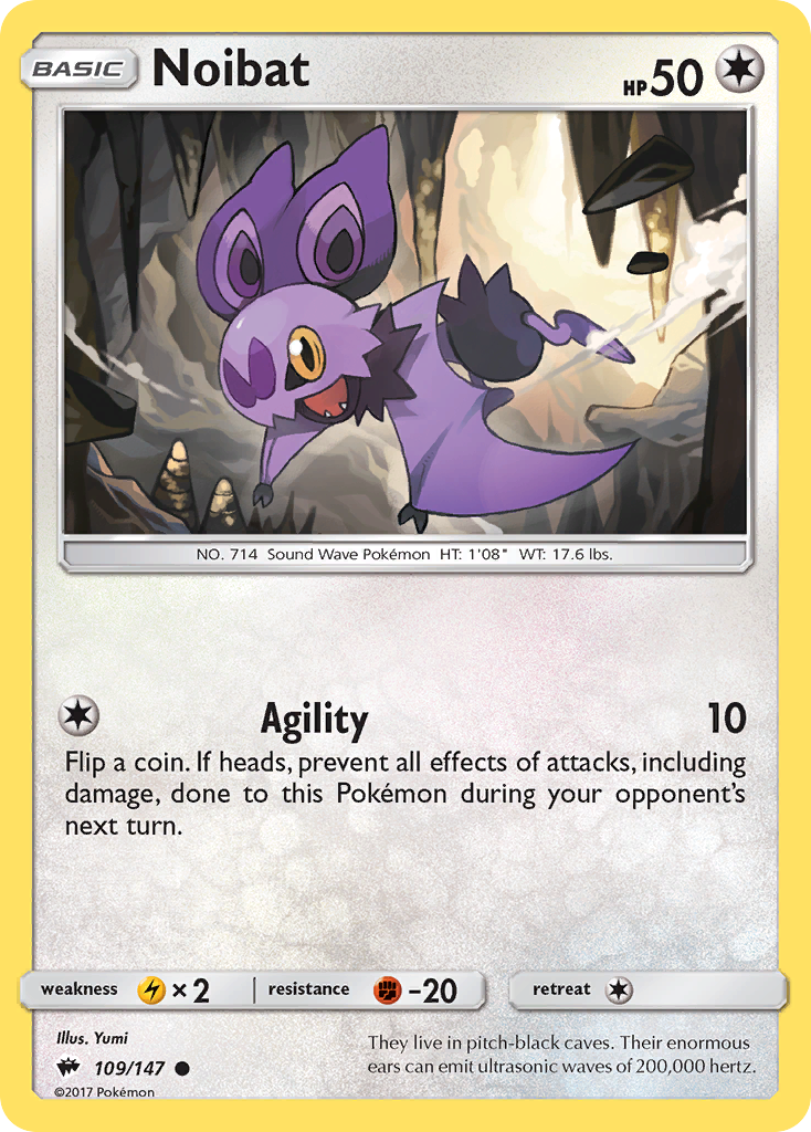 Noibat (109/147) [Sun & Moon: Burning Shadows] | Eastridge Sports Cards & Games