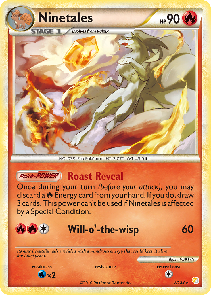 Ninetales (7/123) [HeartGold & SoulSilver: Base Set] | Eastridge Sports Cards & Games