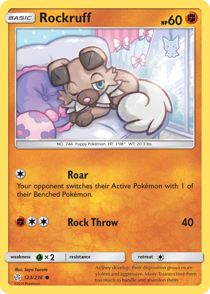 Rockruff (123/236) [Sun & Moon: Cosmic Eclipse] | Eastridge Sports Cards & Games