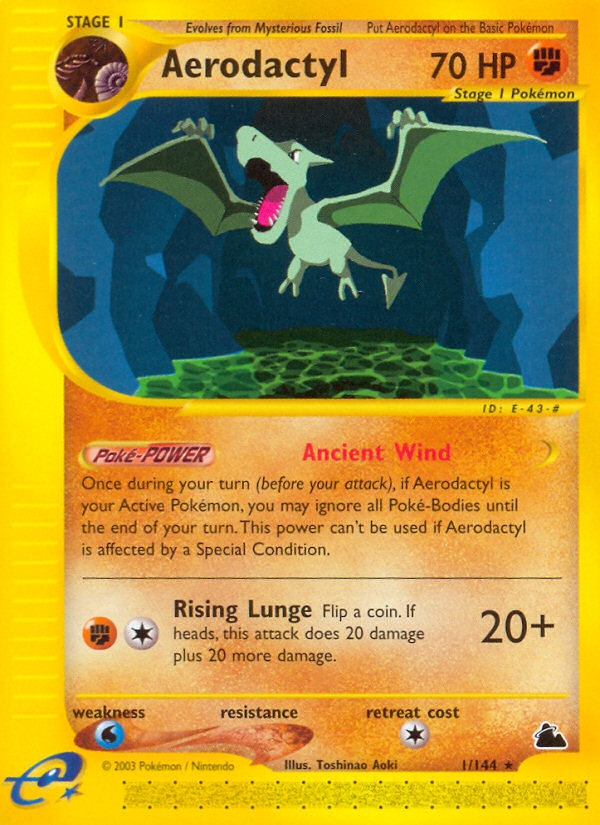 Aerodactyl (1/144) [Skyridge] | Eastridge Sports Cards & Games