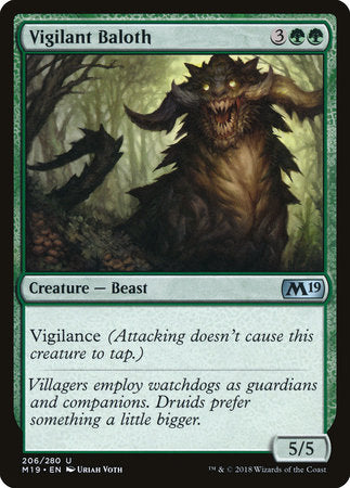 Vigilant Baloth [Core Set 2019] | Eastridge Sports Cards & Games