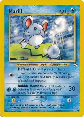 Marill (66/111) [Neo Genesis Unlimited] | Eastridge Sports Cards & Games