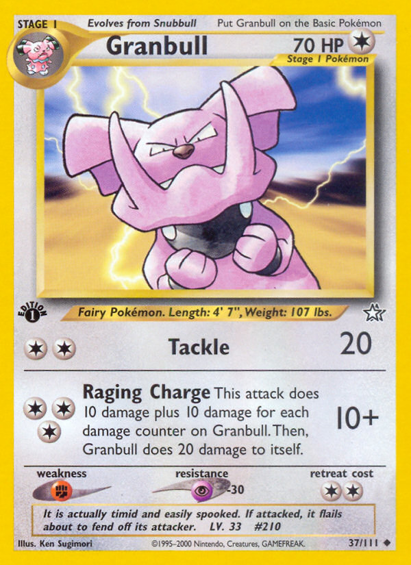 Granbull (37/111) [Neo Genesis 1st Edition] | Eastridge Sports Cards & Games