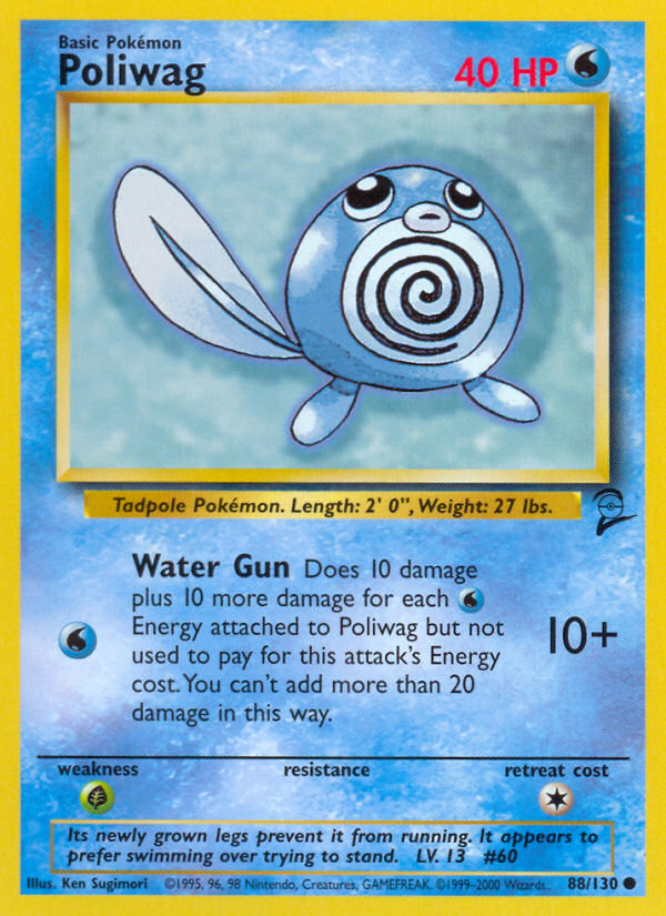 Poliwag (88/130) [Base Set 2] | Eastridge Sports Cards & Games
