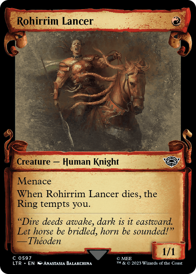 Rohirrim Lancer [The Lord of the Rings: Tales of Middle-Earth Showcase Scrolls] | Eastridge Sports Cards & Games