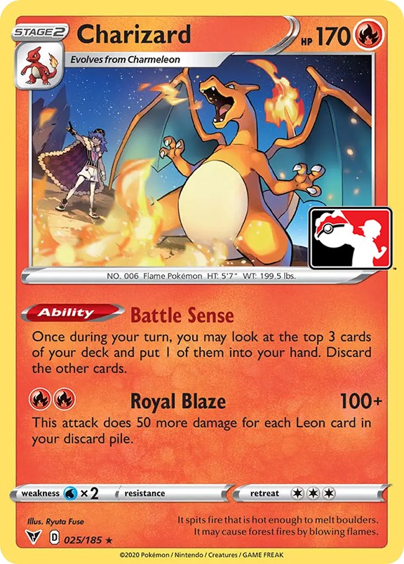 Charizard (025/185) [Prize Pack Series One] | Eastridge Sports Cards & Games